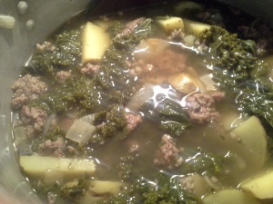 Kale, Sausage & Potato Soup